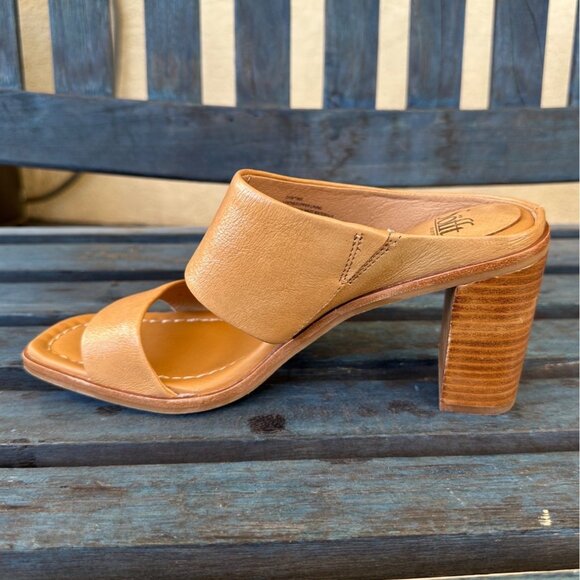 Söfft Sheila Women’s Slide Sandal  Size 11M Caramel Leather Comfort Stacked Heel - Picture 10 of 10
